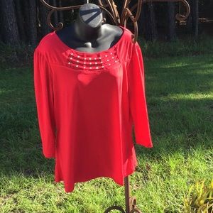 🌹NWT NY Collection Size 1XLarge Awesome Brand New Top Wardrobe Closet Must 🌹